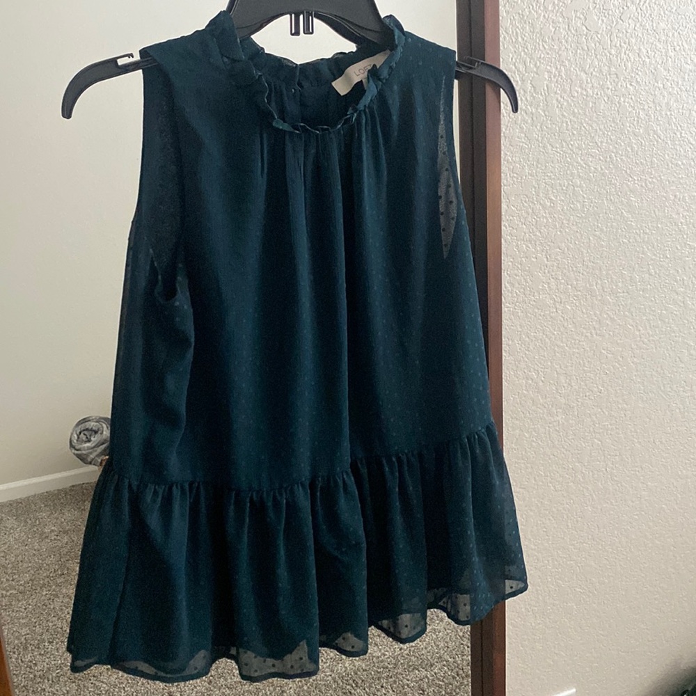 Loft peplum top